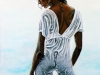 496# Schwarze Frau im Wasser  30x40.jpg