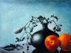 Stillleben mit Wacholderbeeren 50x70