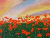 Klatschmohn-Wiese 70x50cm Werner Rutz m.w.p